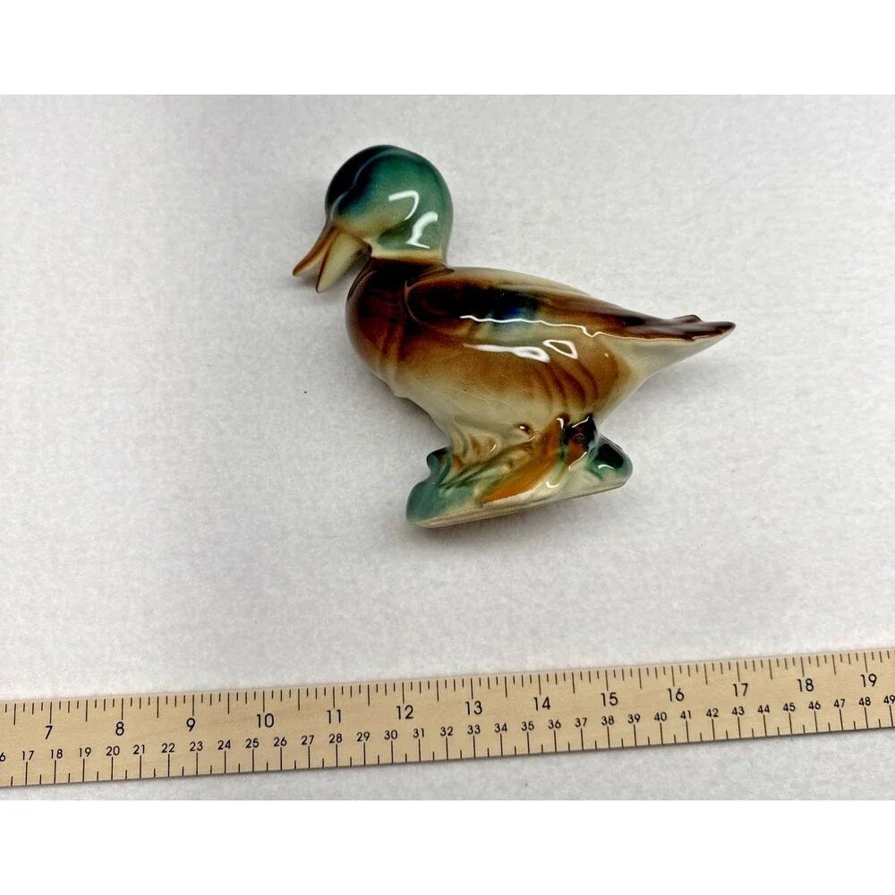 Royal Copley Mallard Duck Figurine Standing Ceramic Bird 6